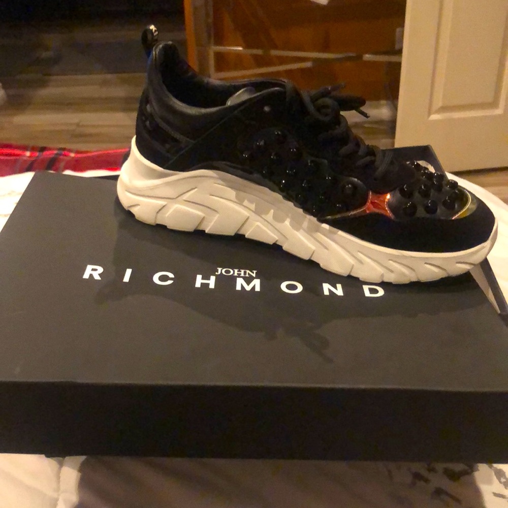 John Richmond reflective sneakers